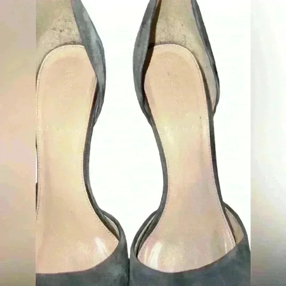 J Crew Suede Everly Pumps Heels Shoes  Size 9 Gray - Picture 2 of 6